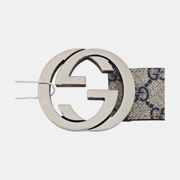 Leather Belt Beige
