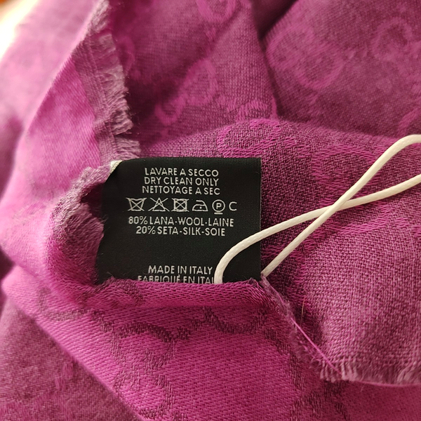 Purple Wool Scarf