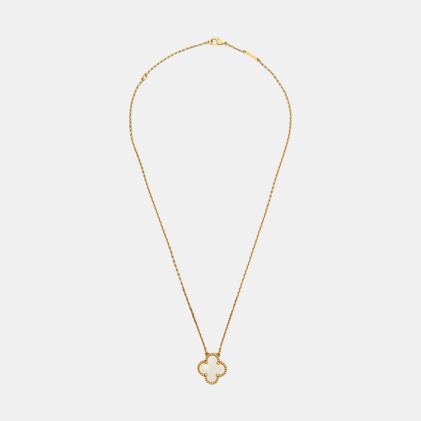 Vintage Alhambra 18k Gold Necklace