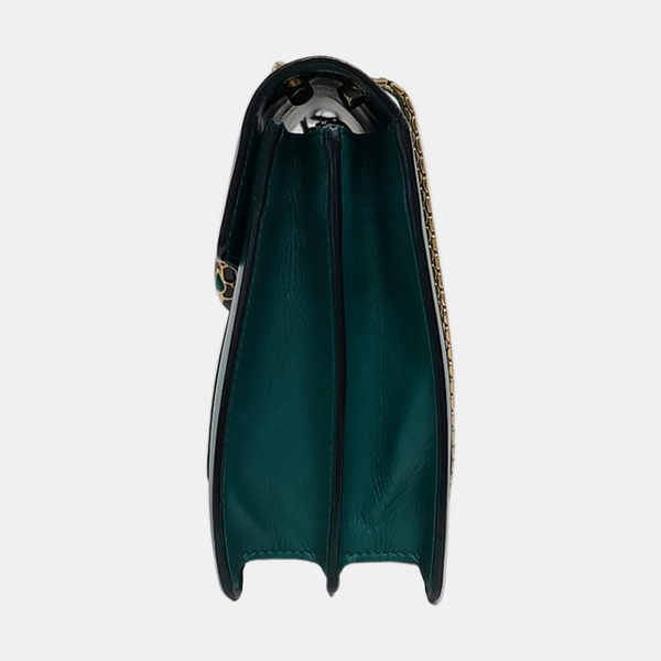 SERPENTI FOREVER Medium Calfskin Green