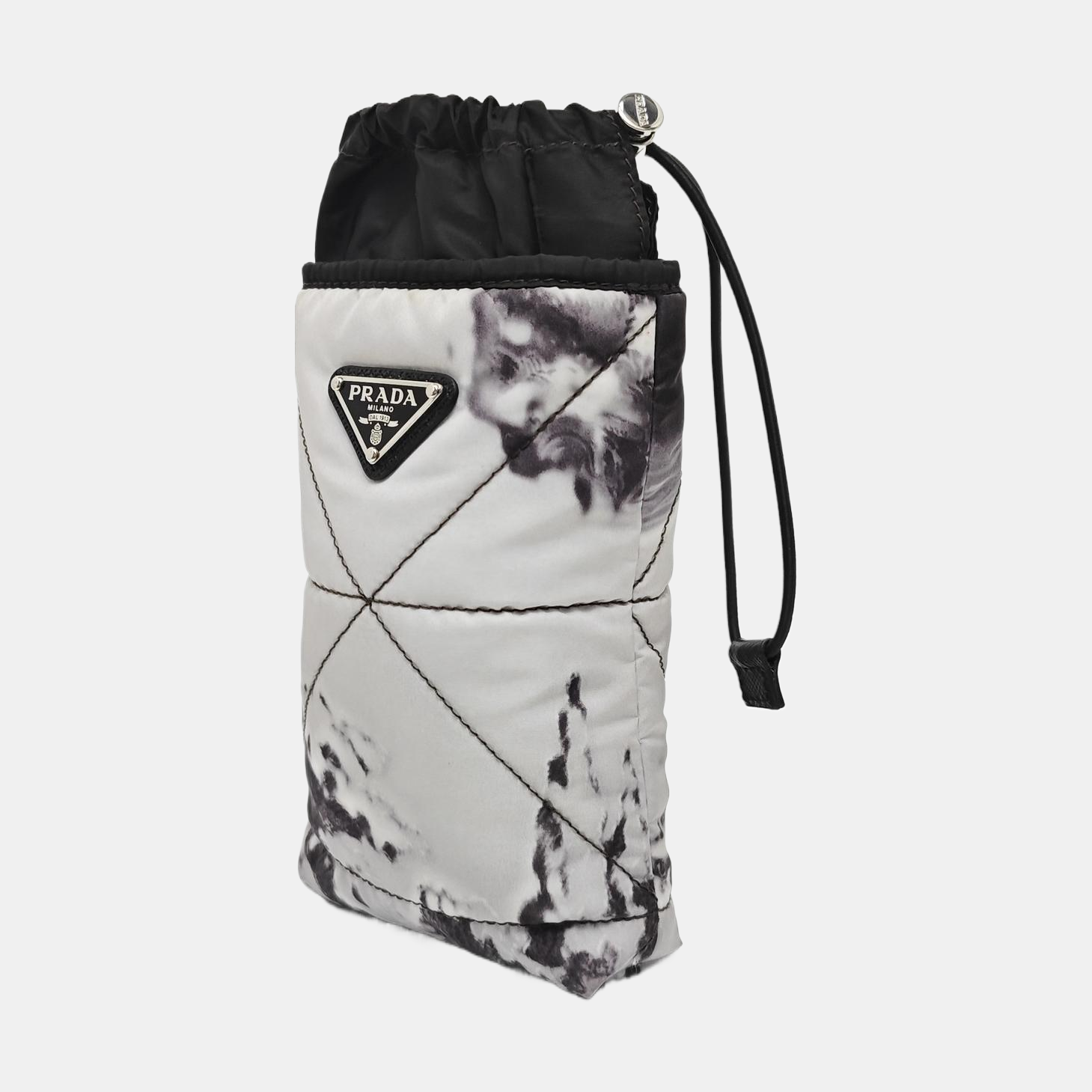Nylon Top Handle Bag Gray