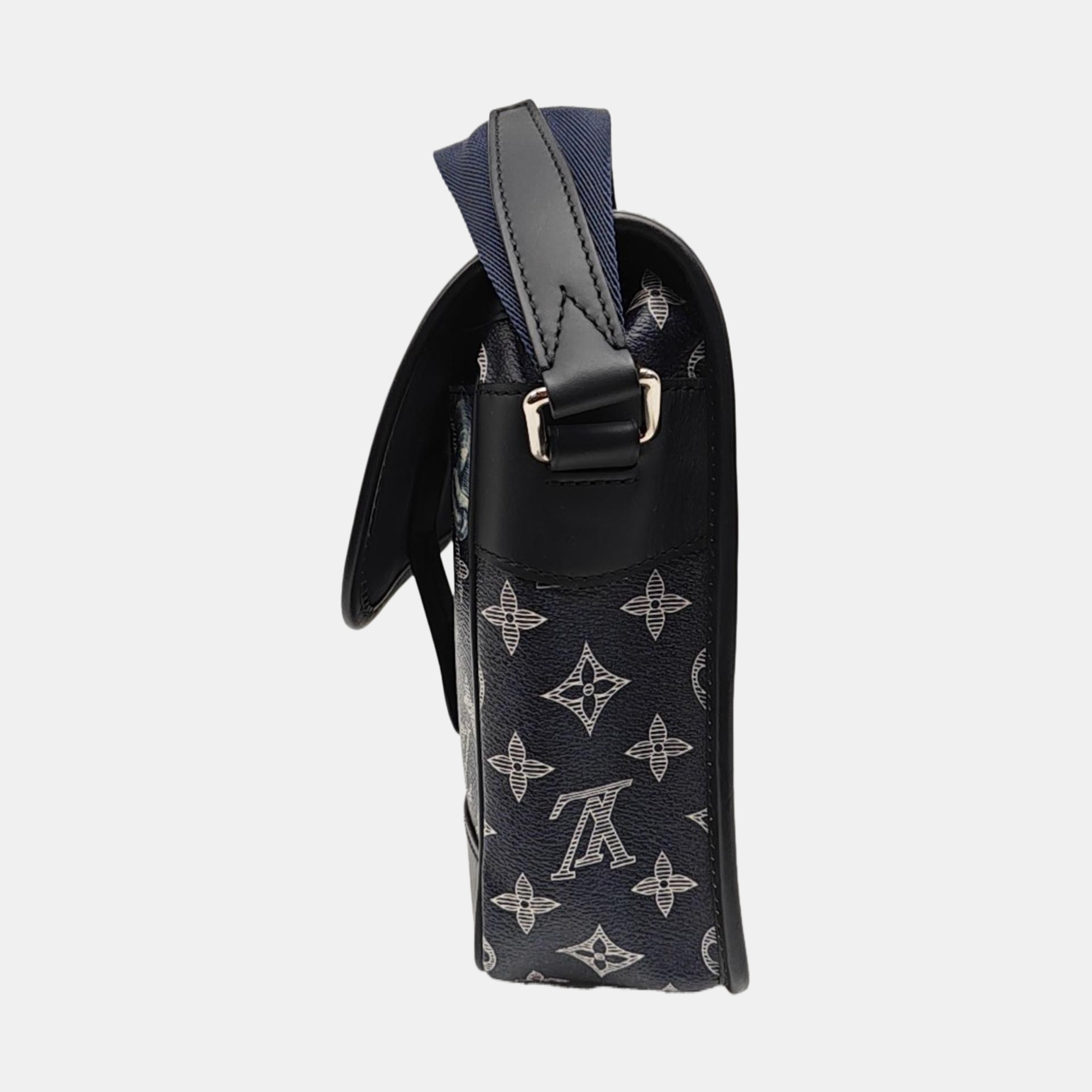 CHAPMAN SAVANE BB Monogram Coated Canvas Blue