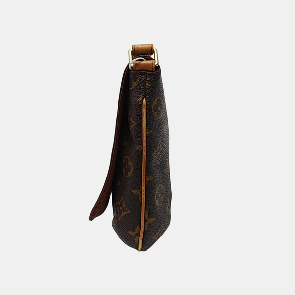 MUSETTE TANGO Monogram Coated Canvas Brown