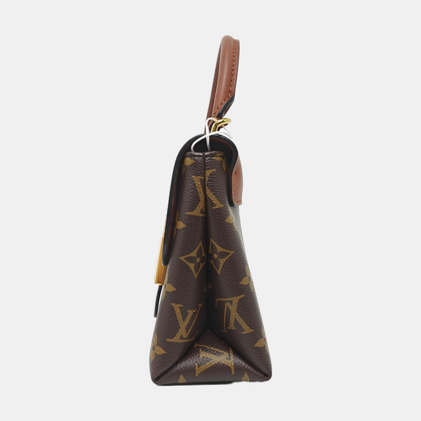 LOCKY BB Monogram Coated Canvas Brown