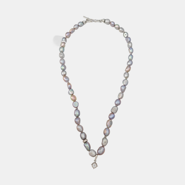 Pearl Blue Necklace