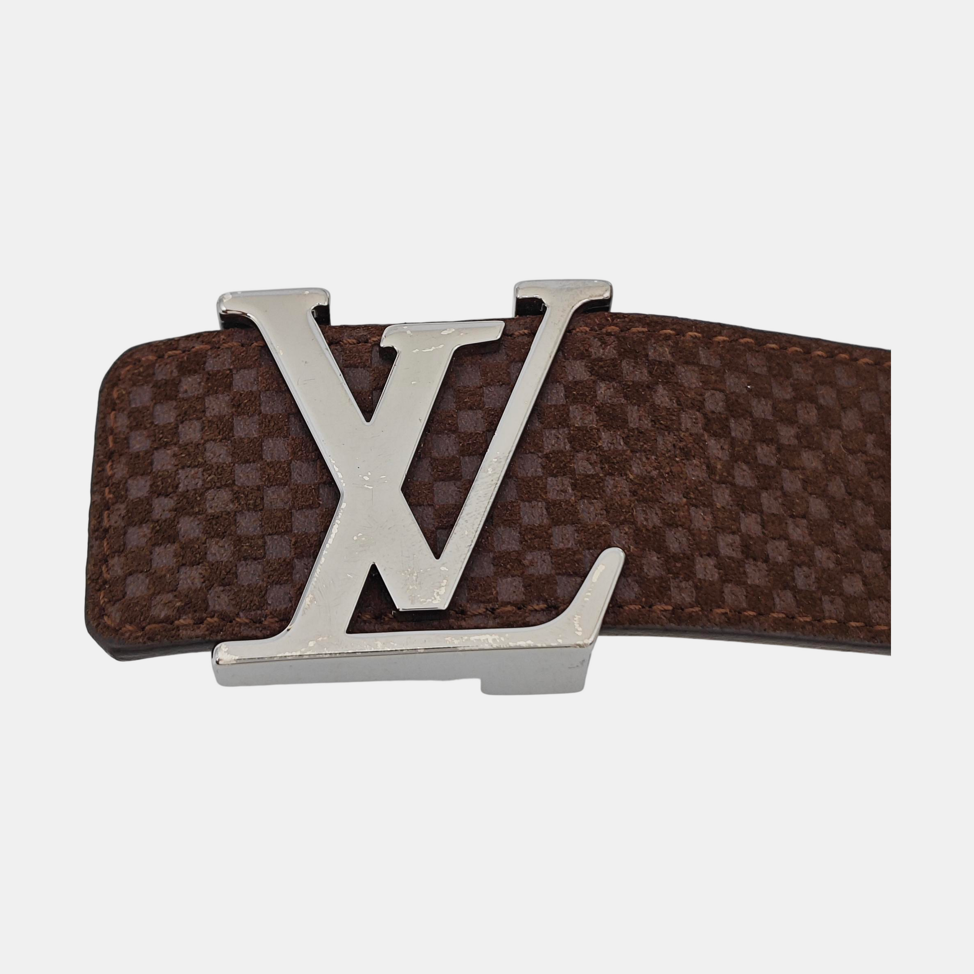 Suede Belt Brown