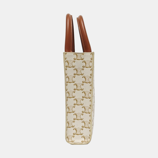 CABAS CELINE Mini Coated Canvas White