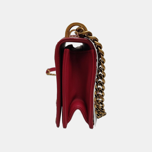 Diorama Small Calfskin Red