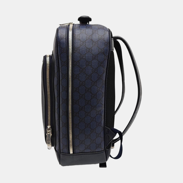 Ophidia Medium Monogram Coated Canvas Blue