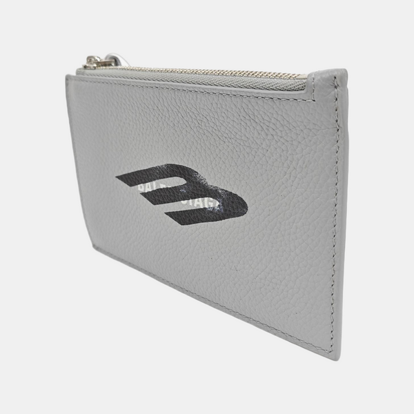 Cash Calfskin Gray Card Holder