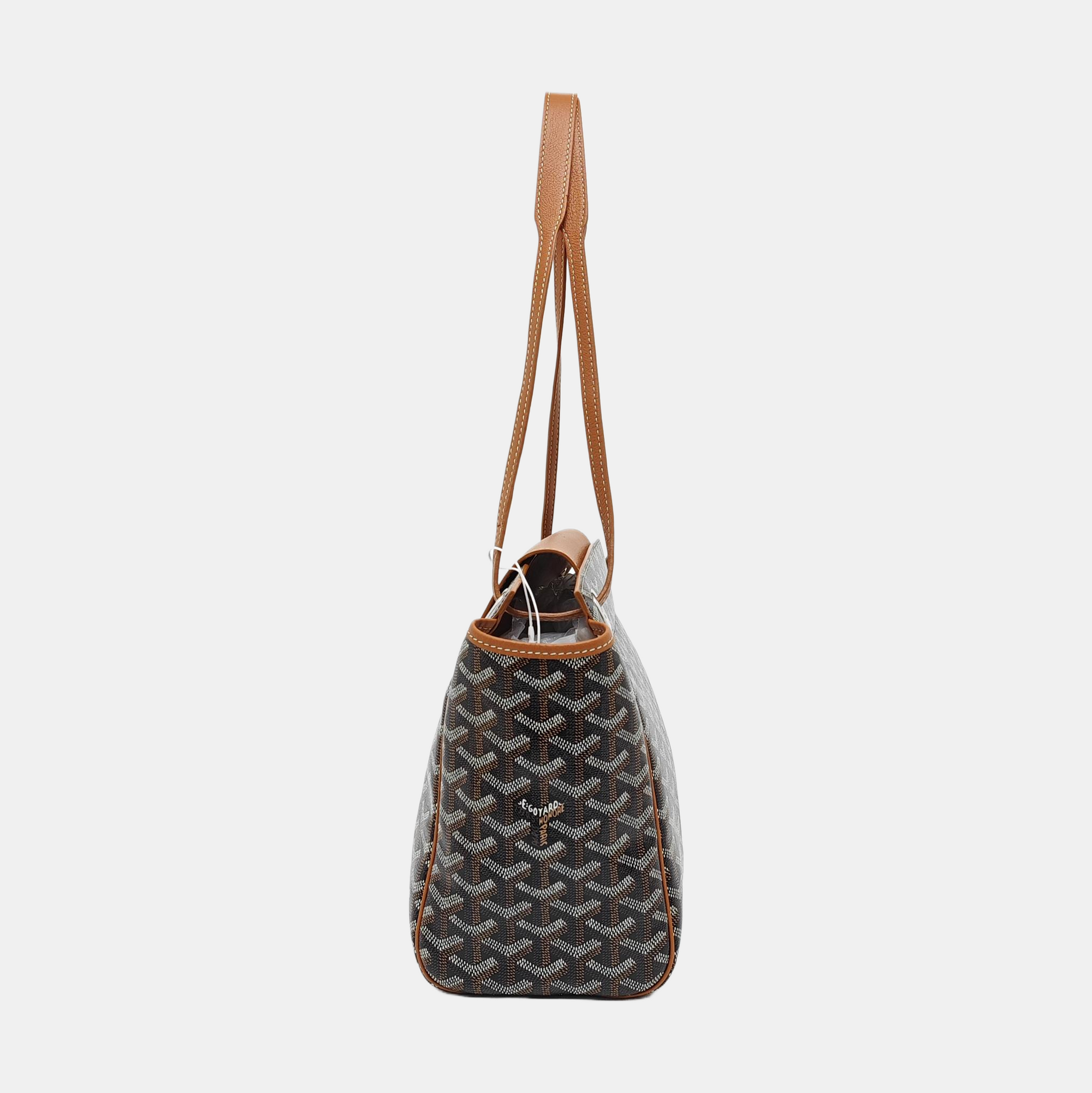 Rouette PM Coated Canvas Brown