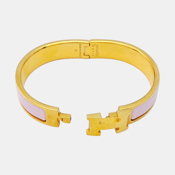 Clic H Metal Gold Bangle