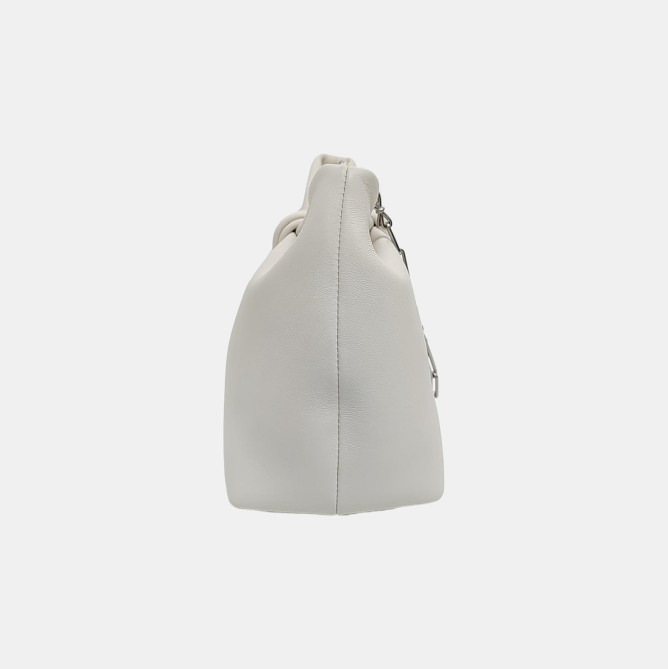 Dior Bow Small Lambskin White