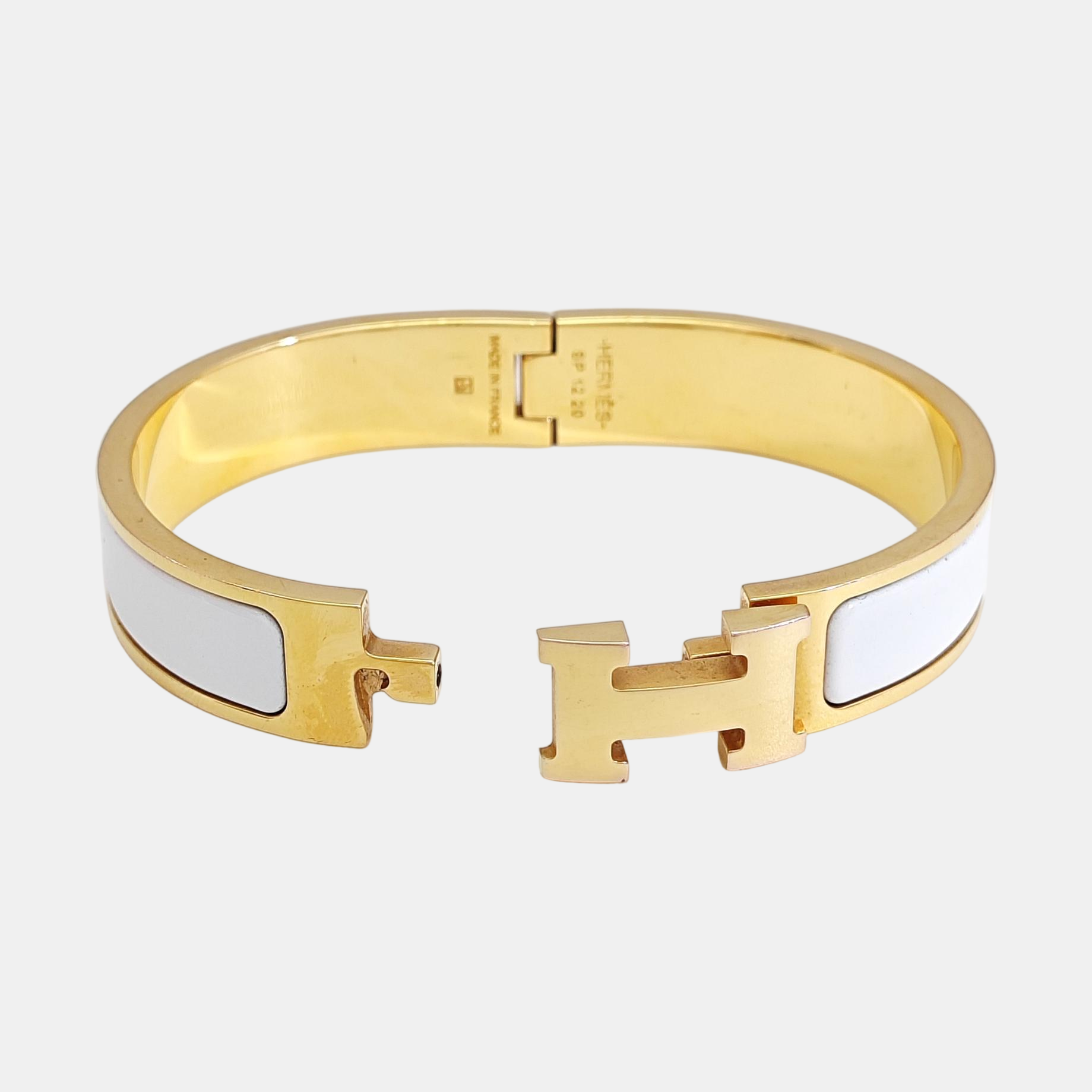 Clic H Metal Gold Bangle
