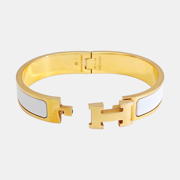 Clic H Metal Gold Bangle