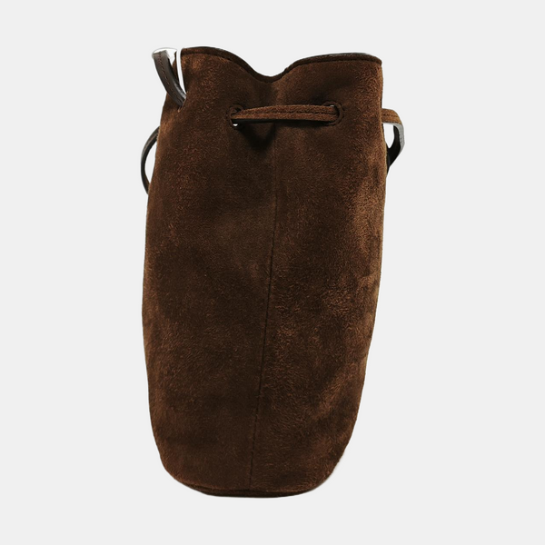 Suede Shoulder Bag Brown