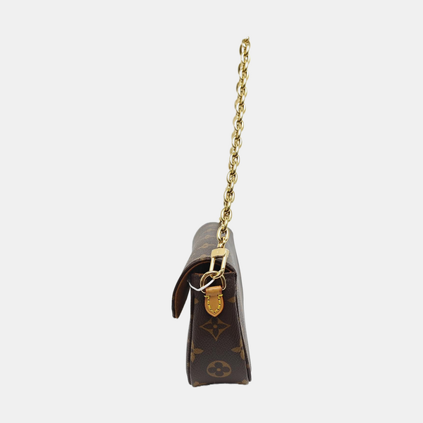 IVY Monogram Coated Canvas Brown