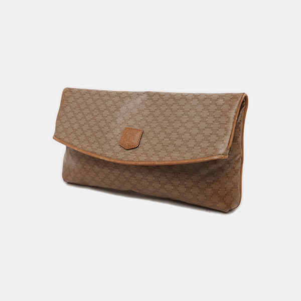 MACADAM CLUTCHES Coated Canvas Beige