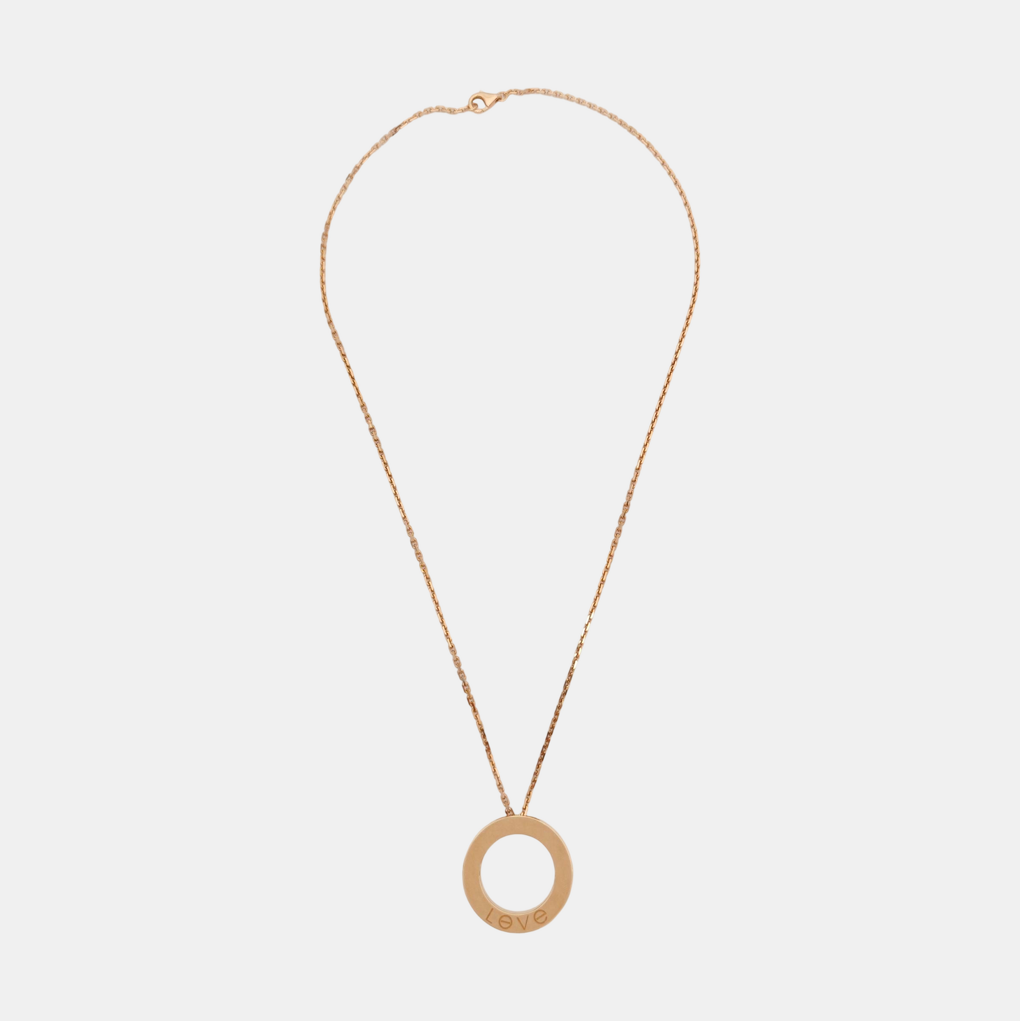 LOVE 18k Rose Gold Necklace
