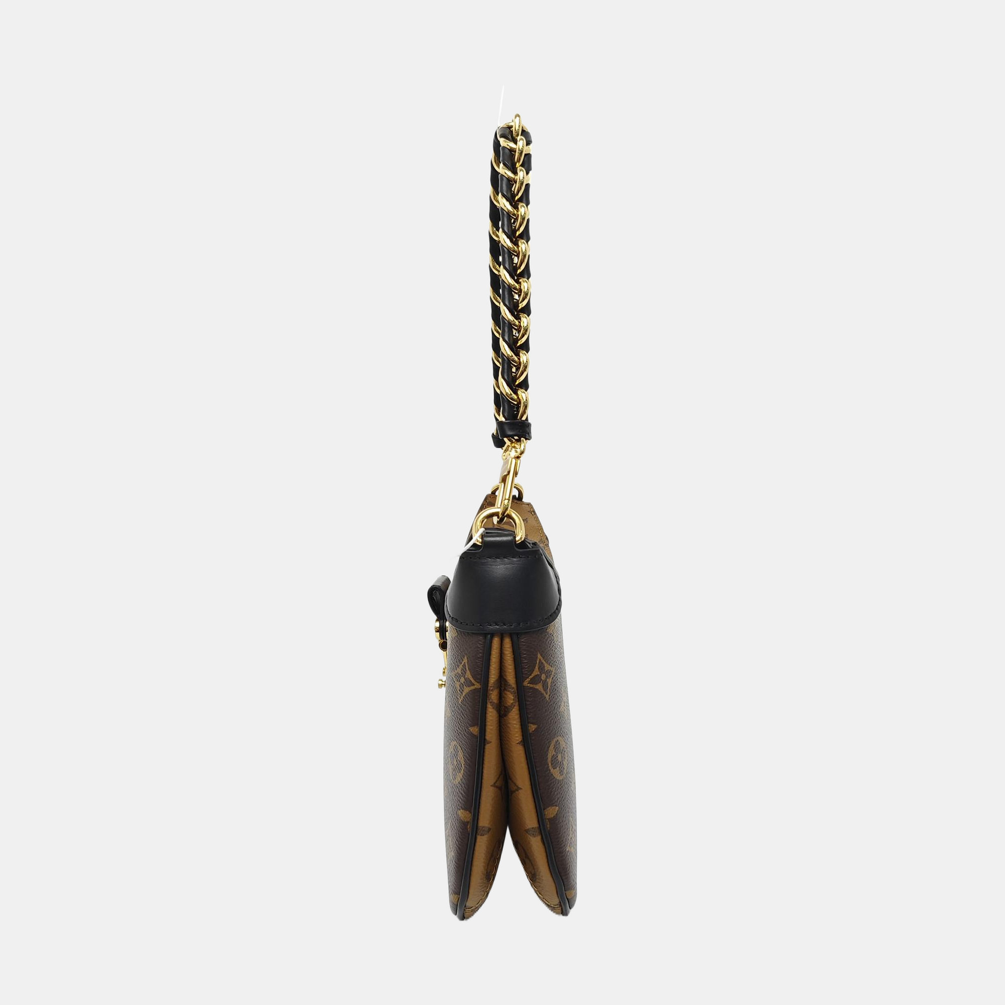 TWINNY Monogram Coated Canvas Brown