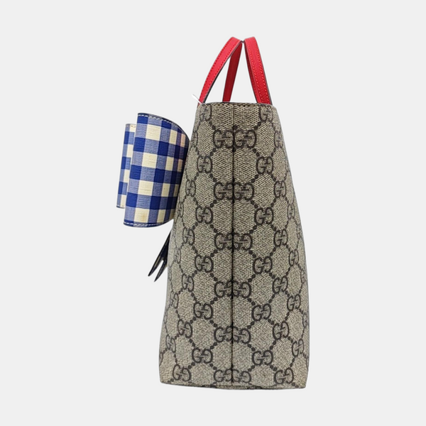 Children’s GG Bucket Monogram Coated Canvas Beige