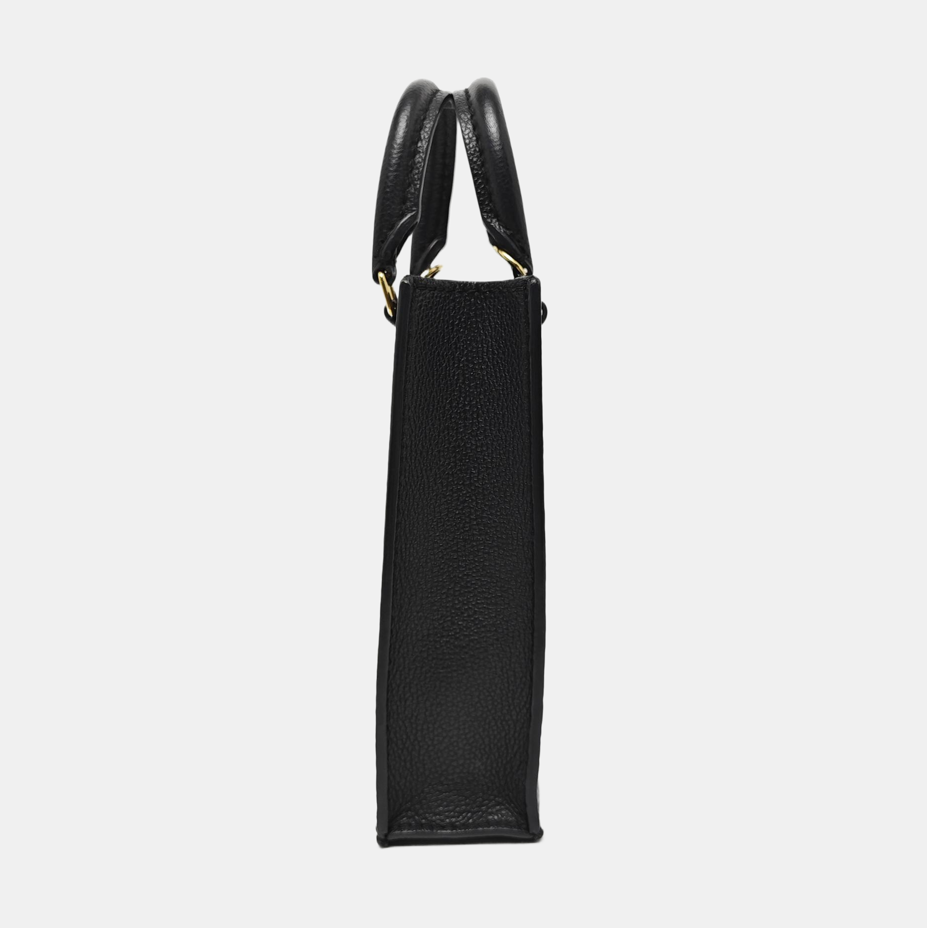 SAC PLAT Mini Monogram Calfskin Black