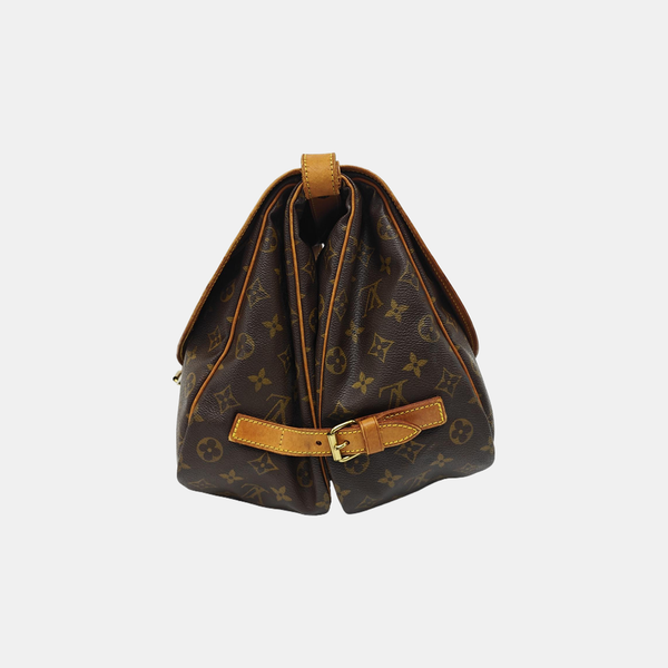 SAUMUR Monogram Coated Canvas Brown