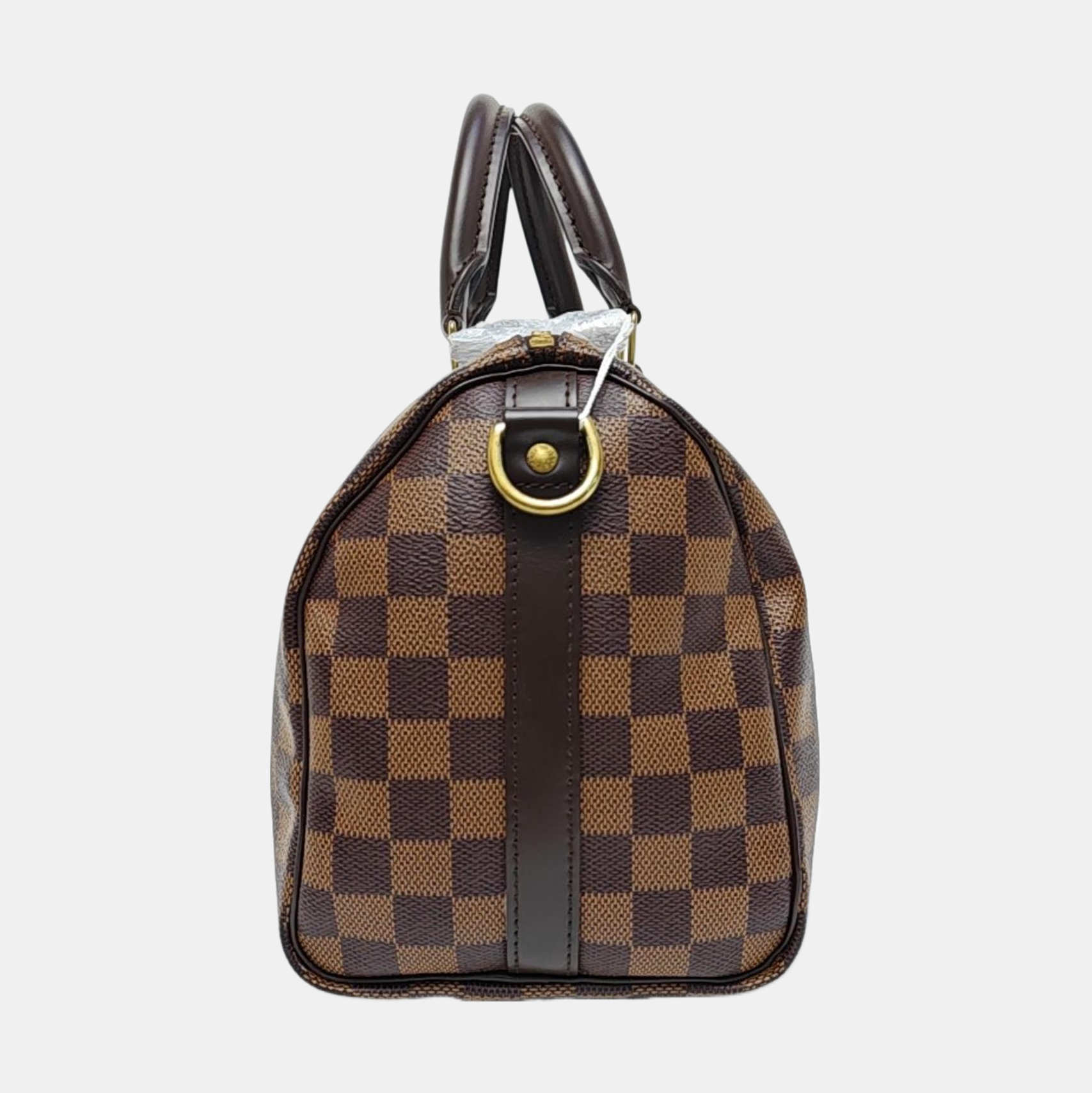 SPEEDY 25 Damier Ebene Coated Canvas Brown