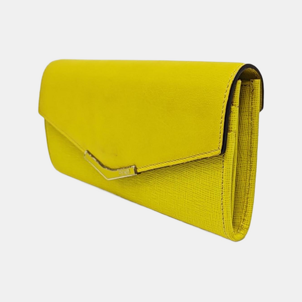 Calfskin Wallet Yellow