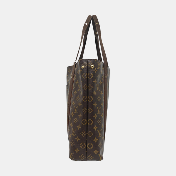 VINTAGE BEAUBOURG Monogram Coated Canvas Brown
