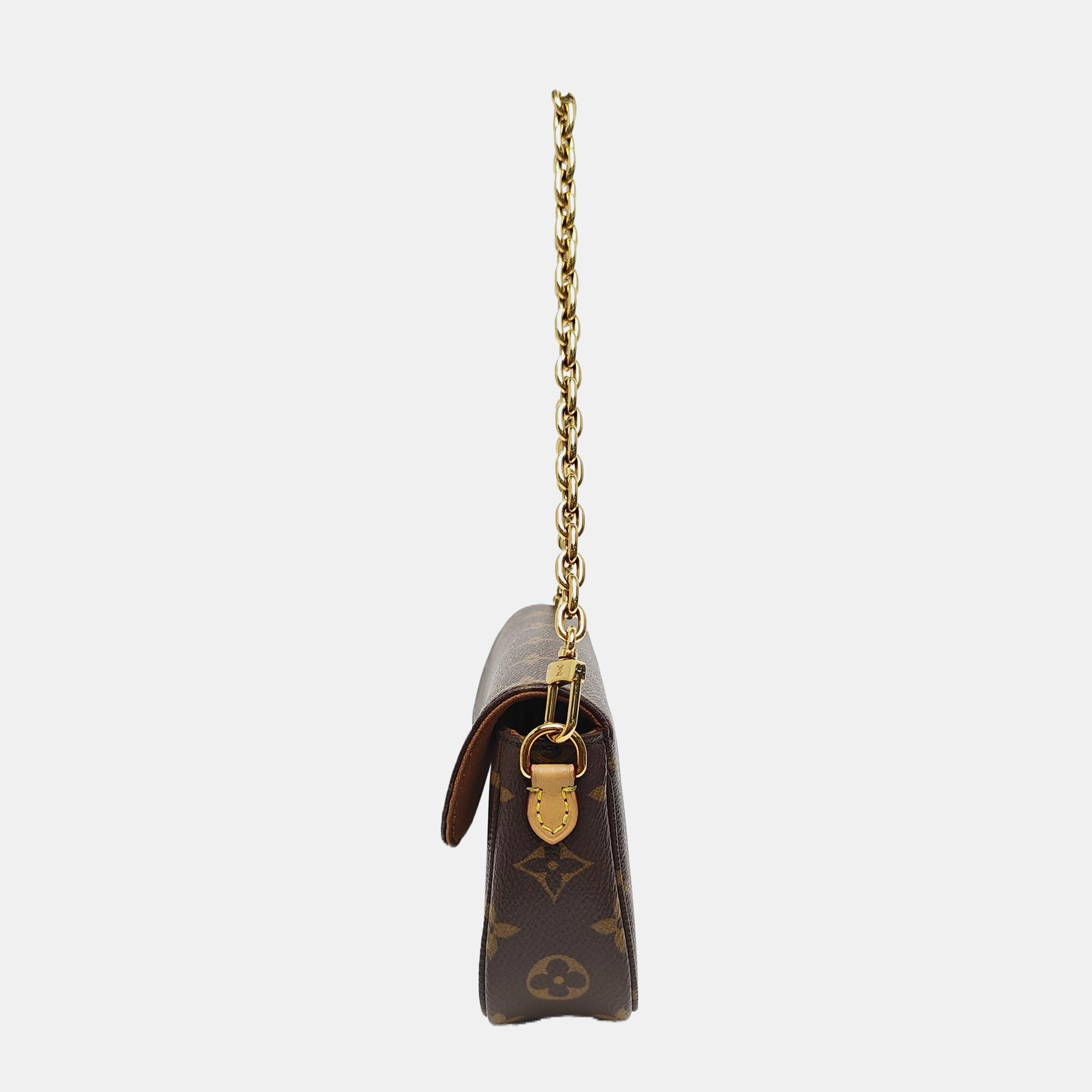 IVY Monogram Coated Canvas Brown