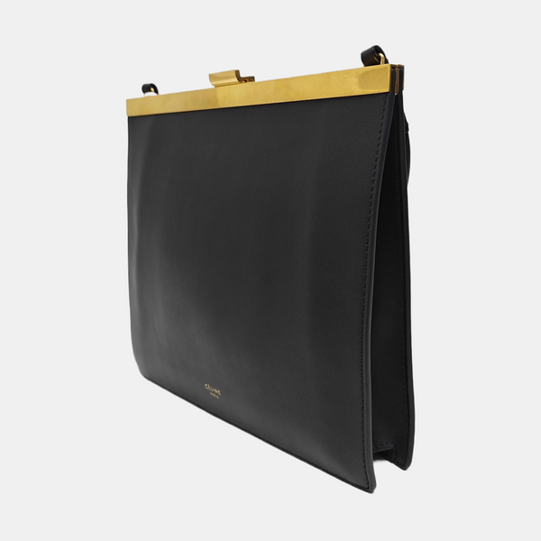 CLASP Mini Calfskin Black