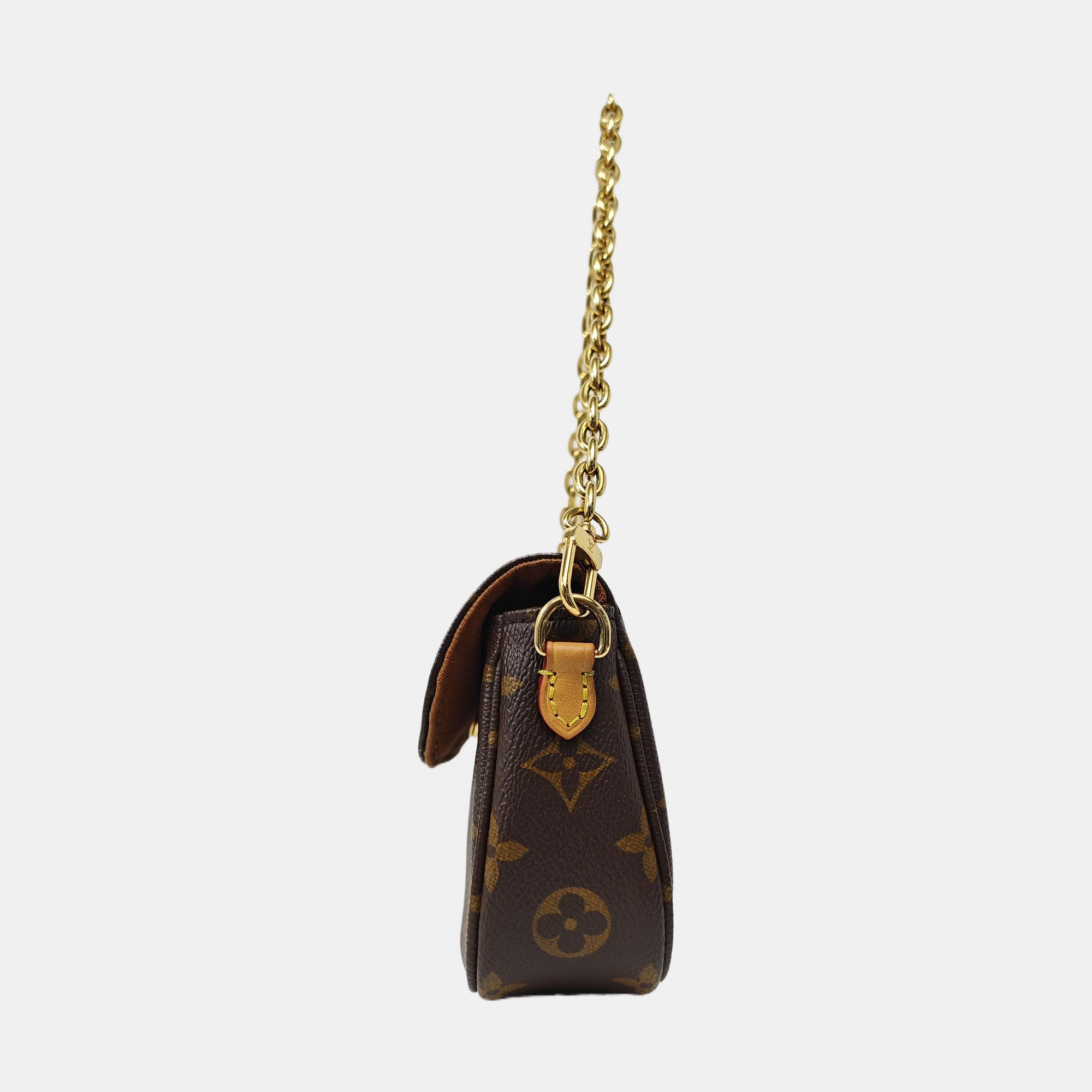 IVY Monogram Coated Canvas Brown