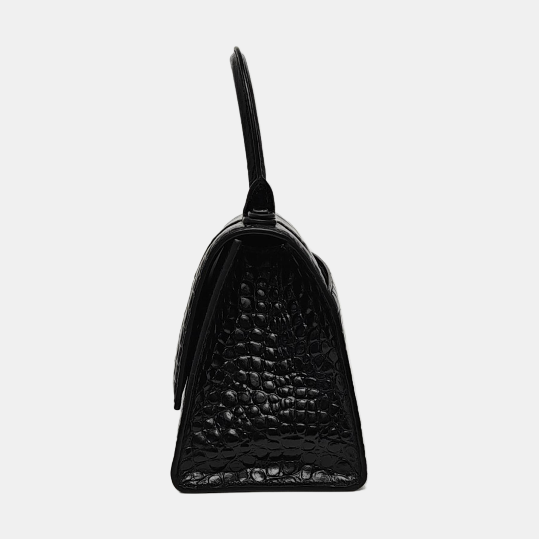 Hourglass S Calfskin Black