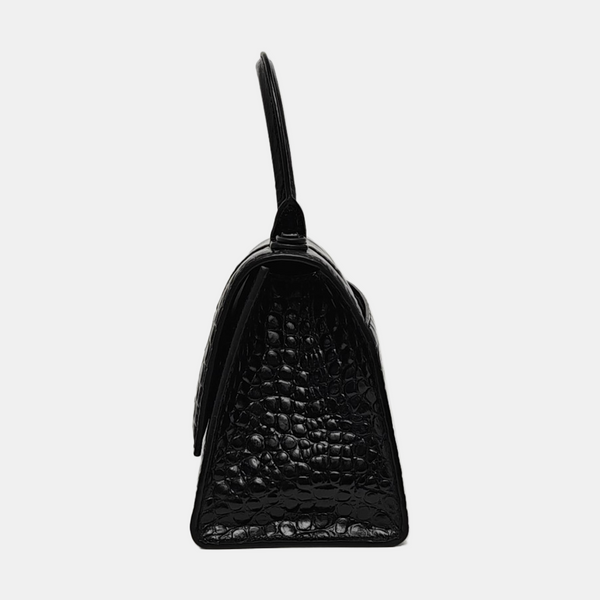 Hourglass S Calfskin Black