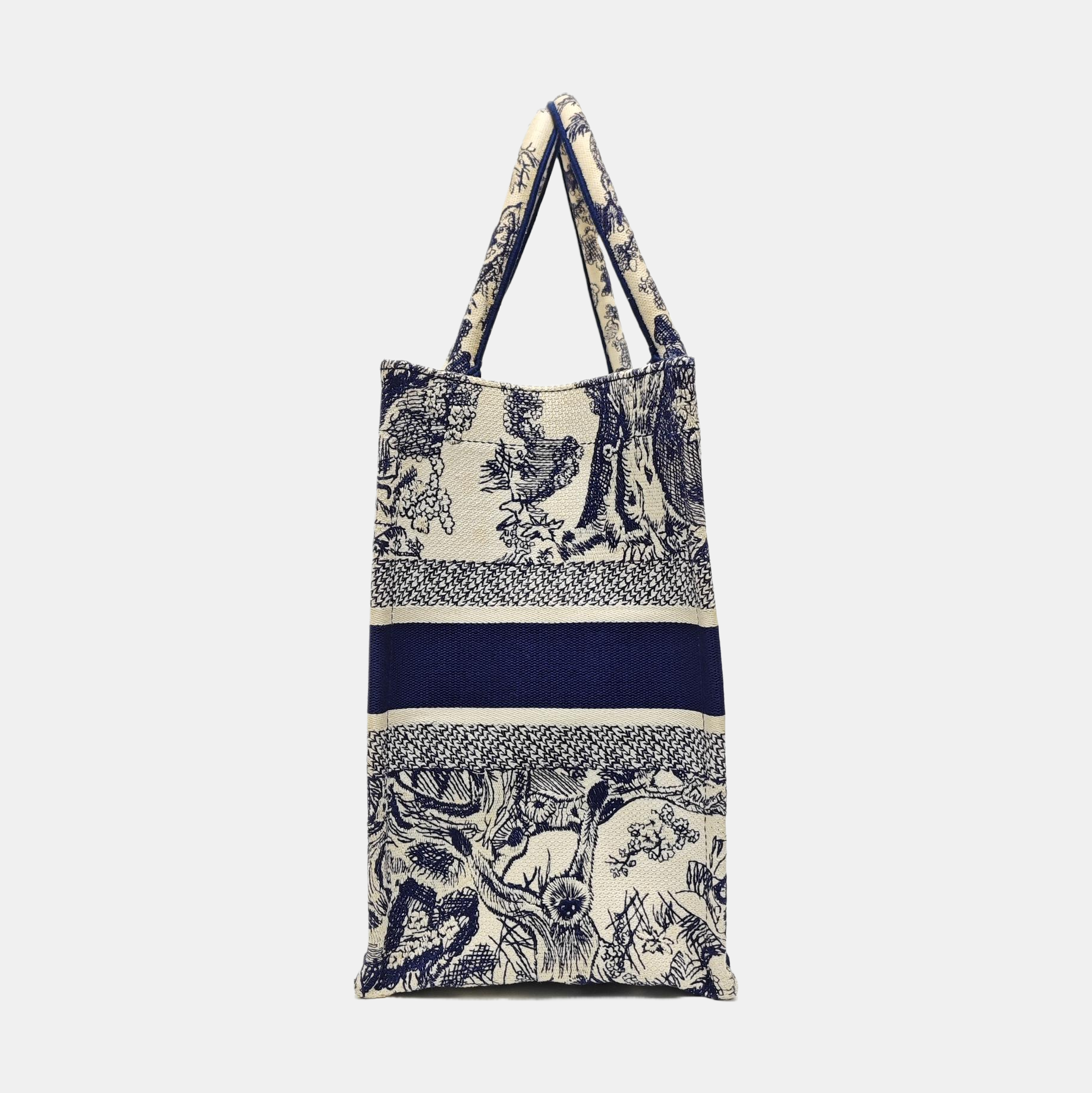 Book Tote Medium Canvas Blue