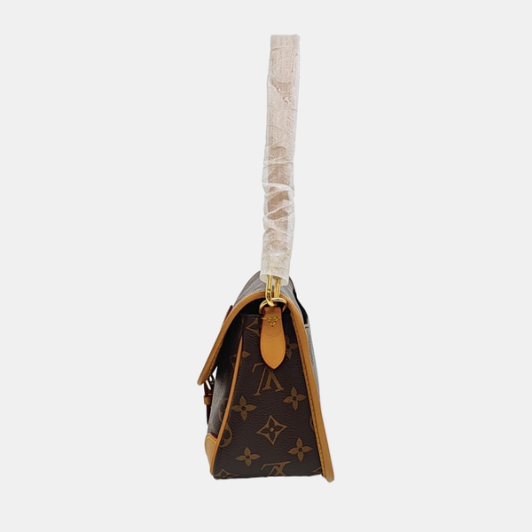DIANE Monogram Coated Canvas Brown