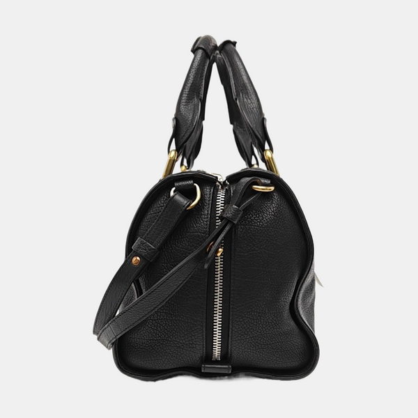 Calfskin Shoulder Bag Black