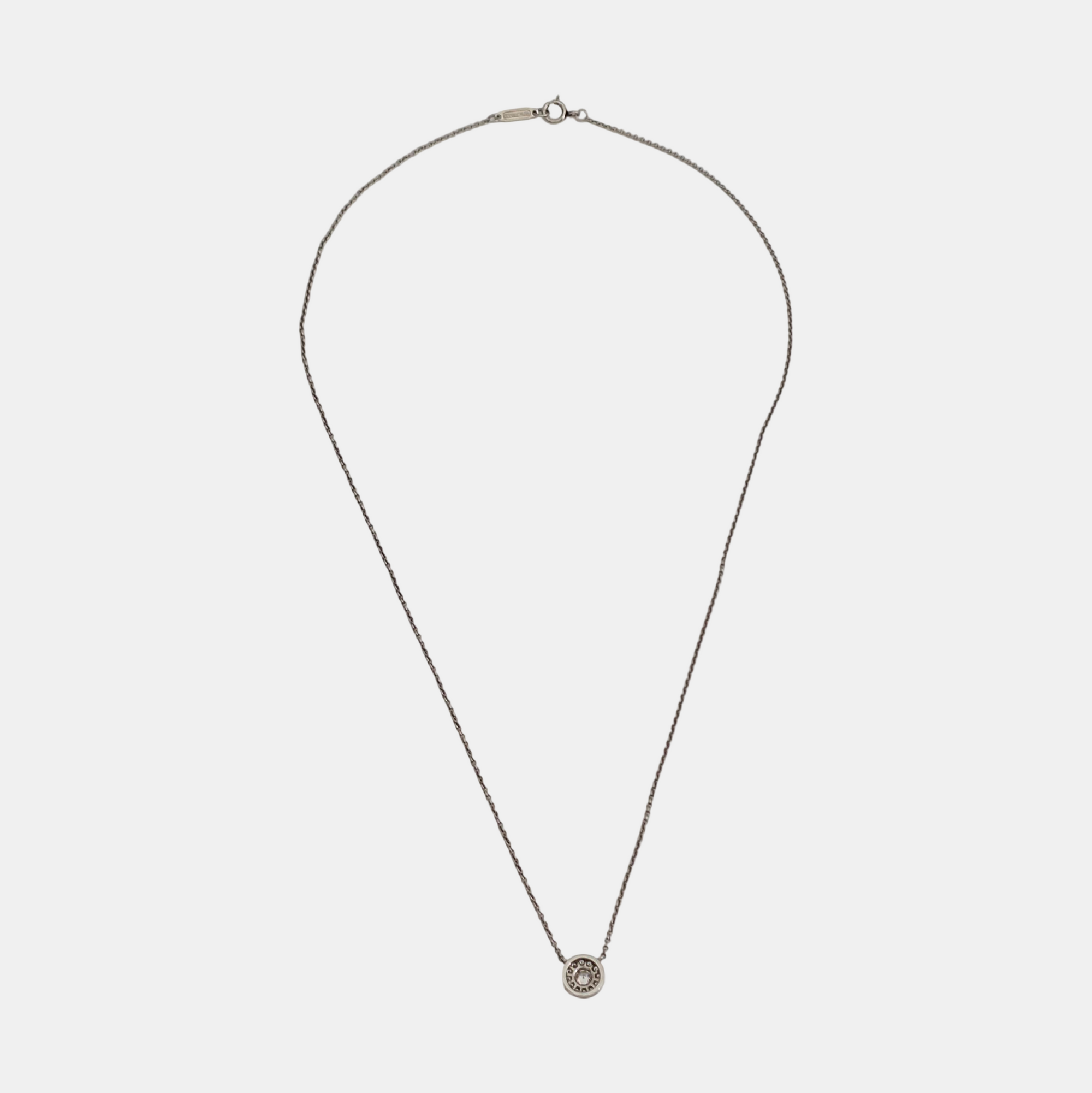 Tiffany Circlet Platinum 950 Silver Necklace