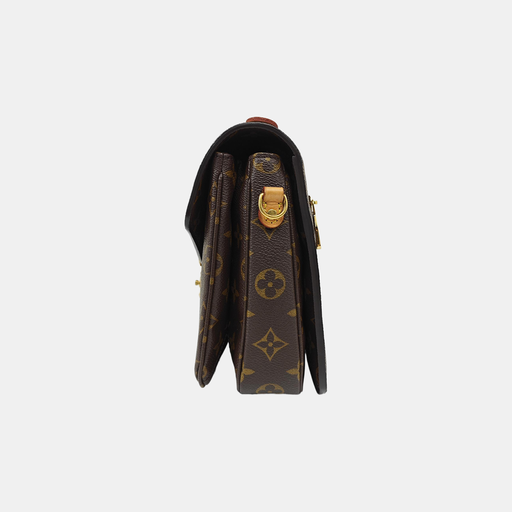 MÉTIS MM Monogram Coated Canvas Brown
