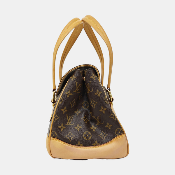 BEVERLY Monogram Coated Canvas Brown