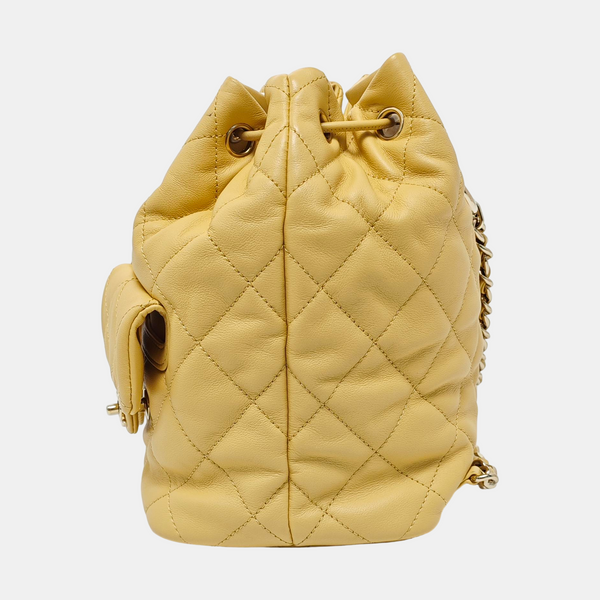 Quilted Calfskin Yellow