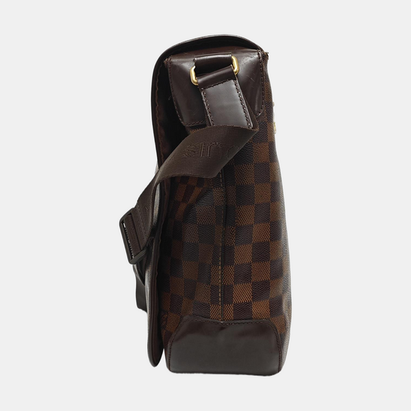 SPENCER Damier Ebene Coated Canvas Brown