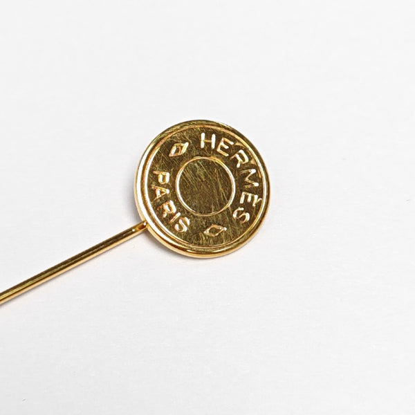 Metal Gold Brooch