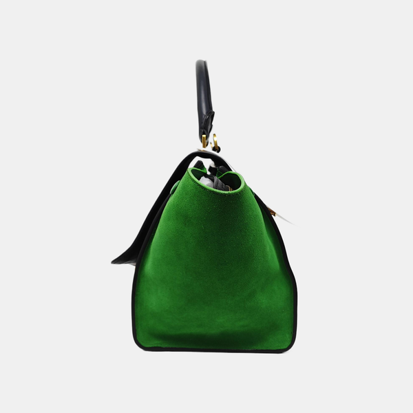 TRAPEZE Small Calfskin Black