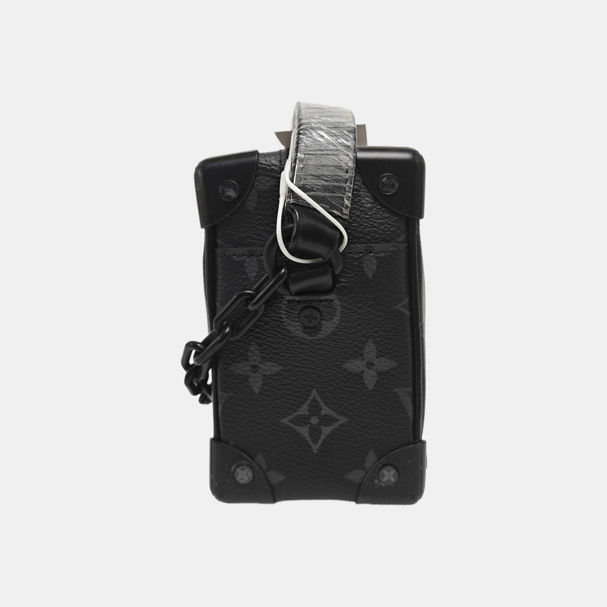 SOFT TRUNK Mini Monogram Coated Canvas Black