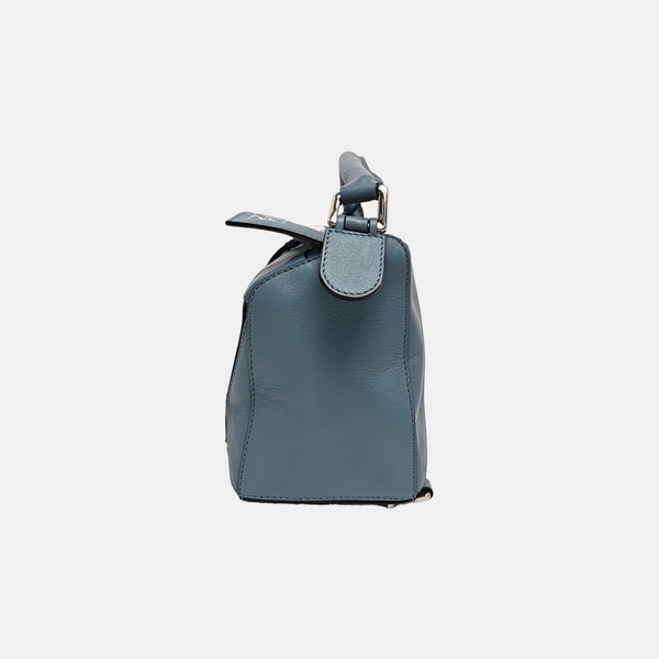Puzzle Small Calfskin Blue