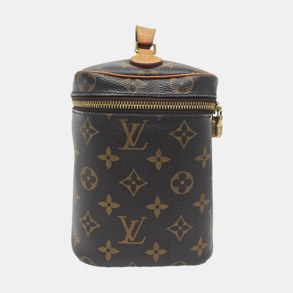 NICE BB Monogram Coated Canvas Brown