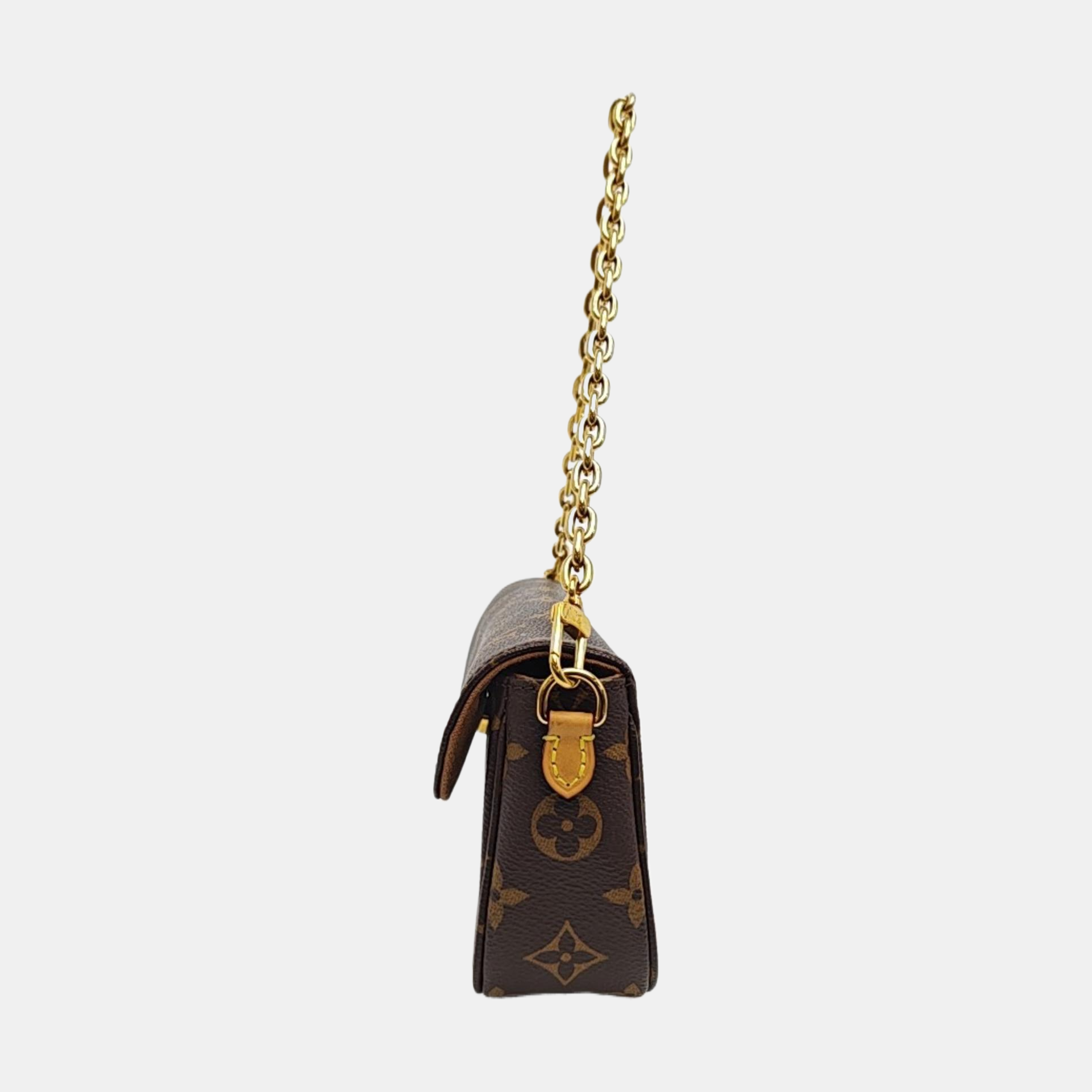 IVY Monogram Coated Canvas Brown