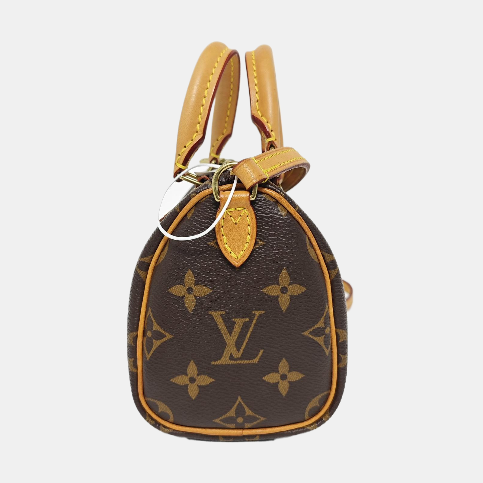 SPEEDY Nano Monogram Coated Canvas Brown